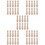 50 Stuks Onafgewerkte Peg Met Hoeden Diy 10