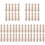 50 Stuks Onafgewerkte Peg Met Hoeden Diy 4
