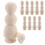 50 Stuks Onafgewerkte Peg Met Hoeden Diy 2