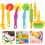 2 Sets Kinderen Diy Educatief Speelgoed Kleurige Modder 5