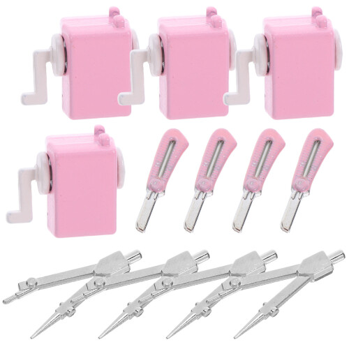 4 Sets Mini Schulbedarf Mit , , Bastelschneider Für 2