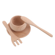 1 Set Holz Kinderküche Mit Besteck Und Geschirr Für Kleinkinder