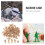 100 Stuks Mini Soldaat Model Speelgoed Actiefiguren 8