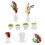 6Pcs Mini Flower Pots Model Miniature Vase Diy Sand Table Decor 4