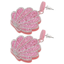 2Paare Ohrringe Pink Damen Ohrdeko Kreativ Tragbar