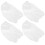 Space Hoed Wit, -Geweven, 20 Stuks, 21,26x13,39x0,079 Inch 3