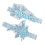 Bride Accessoires Ring Bloemendecor Lichtblauw 5