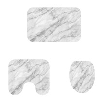 Covoraș de baie elegant cu finisaj de marmură, covoraș absorbant de apă rezistent la șifonare, cu uscare rapidă, covoraș de podea antiderapant