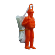 24Stk Mini Fallschirm Wurfspielzeug Mit Soldatenfigur Für Draußen