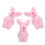 3 Mini Konijn Beeld Bunny Versiering Micro Landschap 1