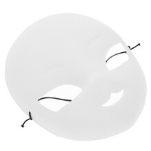 Blank White Mask Vollmaske Aus Dicke Kunststoff Für Halloween Cosplay