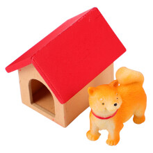Szene Hundehaus Modell Deko Für Puppenhaus Mikrowelt C