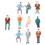 10 Stuks Decoratief Figuur Sierad Mini Personage Model 7