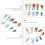 10 Stuks Decoratief Figuur Sierad Mini Personage Model 10