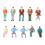 10 Stuks Decoratief Figuur Sierad Mini Personage Model 4