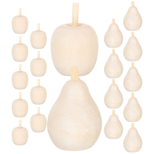 20 Stuks Ongeverfde Fruit Diy Handwerk Schilderij