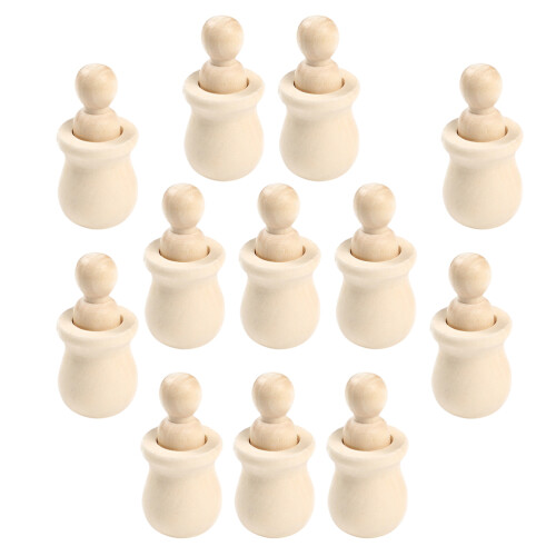 24 Stuks Onafgewerkte Peg Diy 1