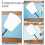 3 Witte Chinese Paddle Ventilatoren DIY Handbeschildering 10