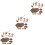 3 Sets Mini Primitieve Modellen Voor Decoratie 7