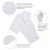 Lichtgewicht Nylon Werkhandschoen 8 Paren Set Wit 6