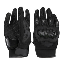 1 paar fietshandschoenen buitenademend antislip (zwart)