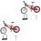 2 Sets Mini Mountainbike Legering Speelgoed Kinderen 4
