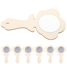 40 Stuks Onafgewerkt Spiegeltje Diy Handspiegel Decoratief