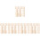 300 Stuks Ongeverfde Peg Voor Diy Projecten 7