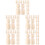 300 Stuks Ongeverfde Peg Voor Diy Projecten 8