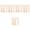 300 Stuks Ongeverfde Peg Voor Diy Projecten 6