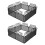 2Sets Mini Tuinhek Van Plastic Voor Dollhouse Decoratie 9