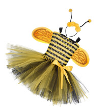 Bee Cosplay Mit Haar Für 7-8 Jährige