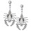 5Paare Schwarze Ohrringe Mit , Dangle Schmuck 1