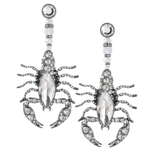 5Paare Schwarze Ohrringe Mit , Dangle Schmuck