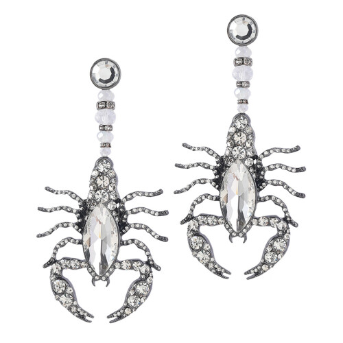 5Paare Schwarze Ohrringe Mit , Dangle Schmuck 2