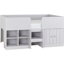 Orlando Children Low Sleeper Storage Bed Dove Grey