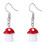 Ohrring Cartoon 3,5x1,1 Cm Rot 2