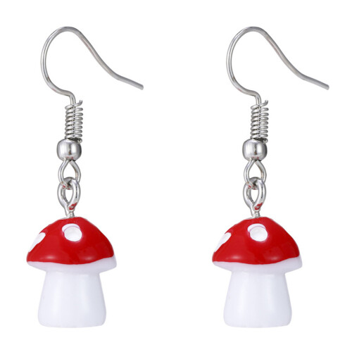 Ohrring Cartoon 3,5x1,1 Cm Rot 1