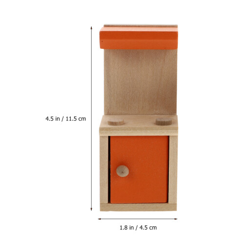 1 Set Holzoptik Möbel Modell Fake Möbel 1