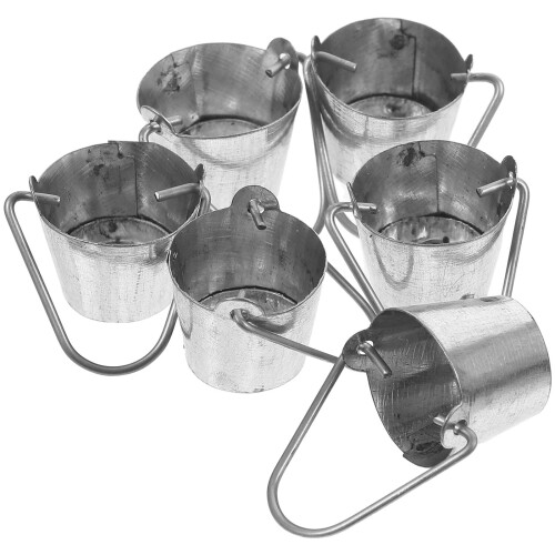 30 . Eisen Eimer Modell Für Puppenhaus Und Garten 2