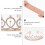 1 Set Decoratieve Haarversiering Schouderriem Voor Feest 8