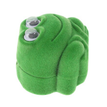 2Stk Kreative Frosch Schmuckschatulle Für Ohrringe Ringe Utensilien