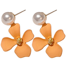 1Paar -Perlenohrringe Damen Schmuck Für