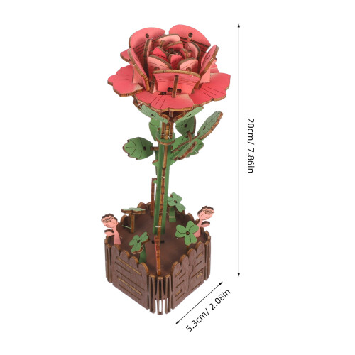 3D Bloemmodel DIY Puzzelset Handwerk Cadeau 1