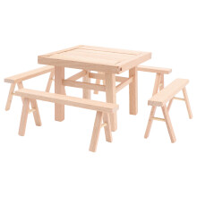 2 Sets Holz Stuhl Spielzeug Kinder