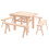 2 Sets Holz Stuhl Spielzeug Kinder 1
