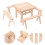2 Sets Holz Stuhl Spielzeug Kinder 11