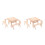 2 Sets Holz Stuhl Spielzeug Kinder 4