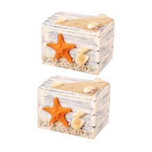 2 Mediterrane Holzbox Nautische