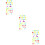 3 Sets Kinder Diy Farbklumpen Formset Plastilin Alphabet 9